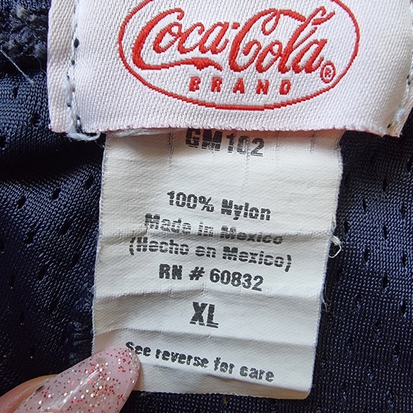 Coca-Cola Brand Vintage Nylon Joggers Track Pants - Picture 8 of 8